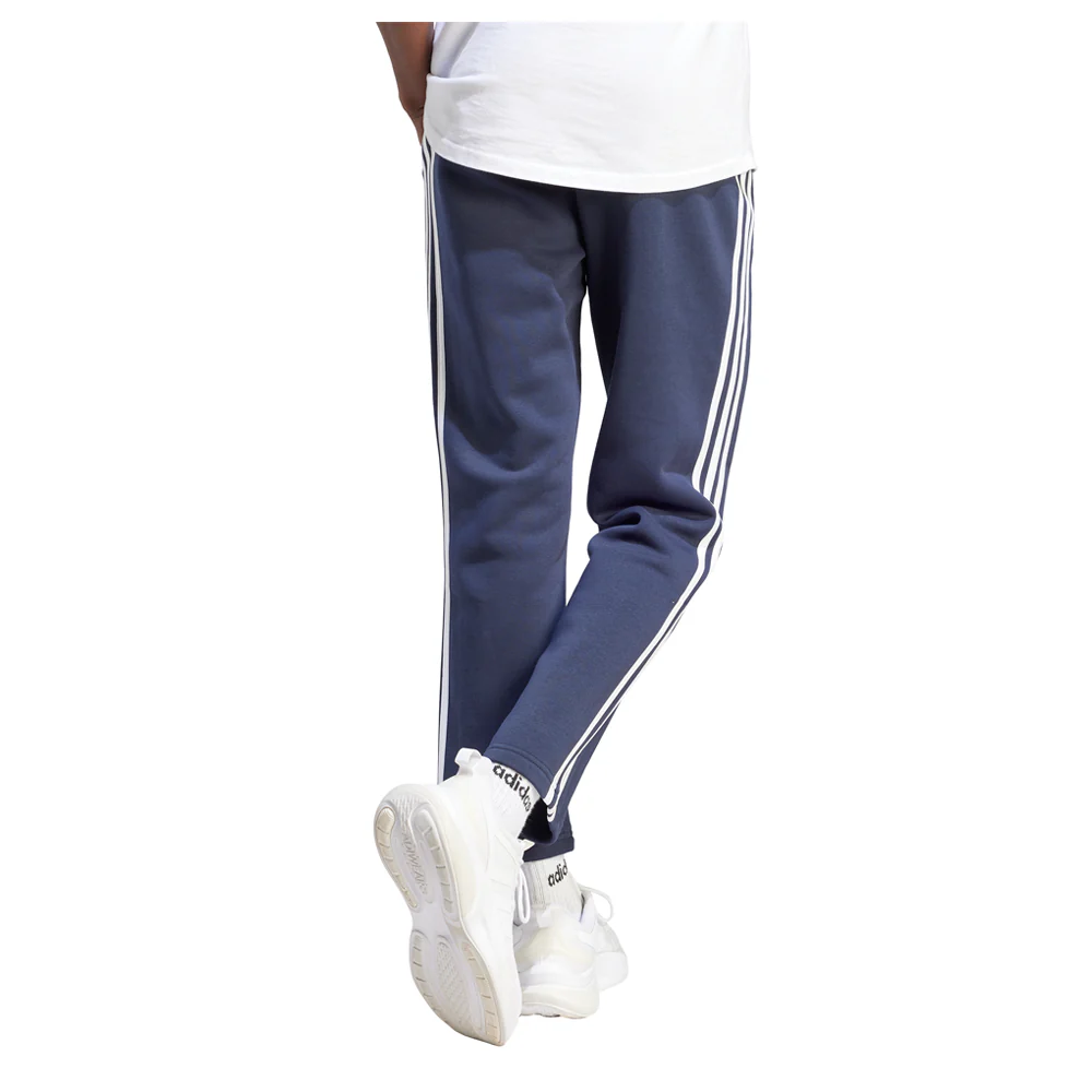 Essentials 3-Stripes Open Hem Fleece Joggers - Image 3