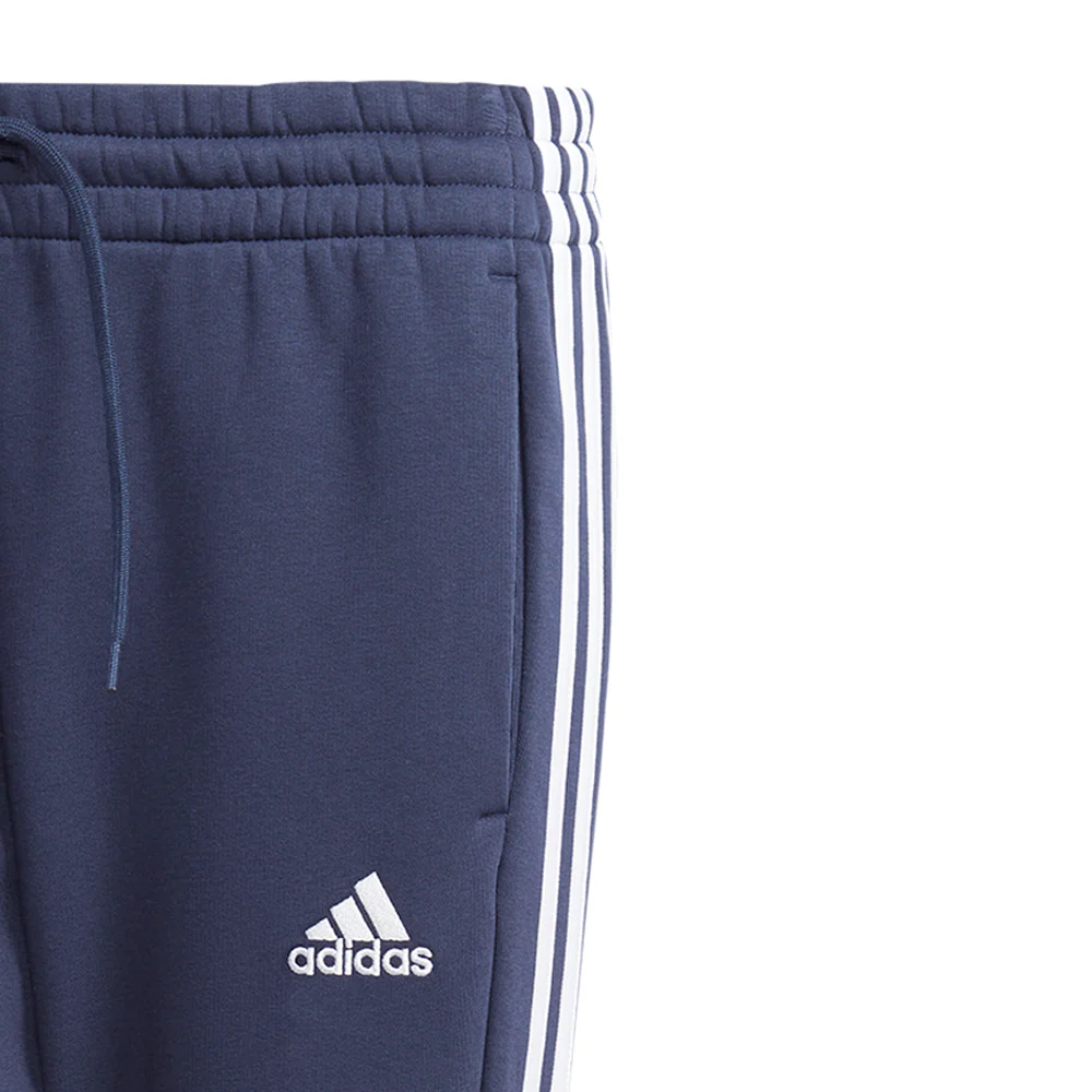 Essentials 3-Stripes Open Hem Fleece Joggers - Image 5