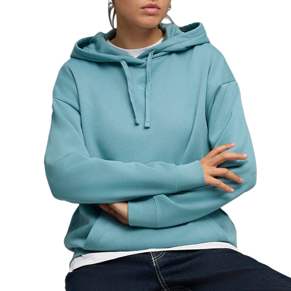 Essentials Centered Cat Logo Relaxed Pullover Hoodie - Image 5