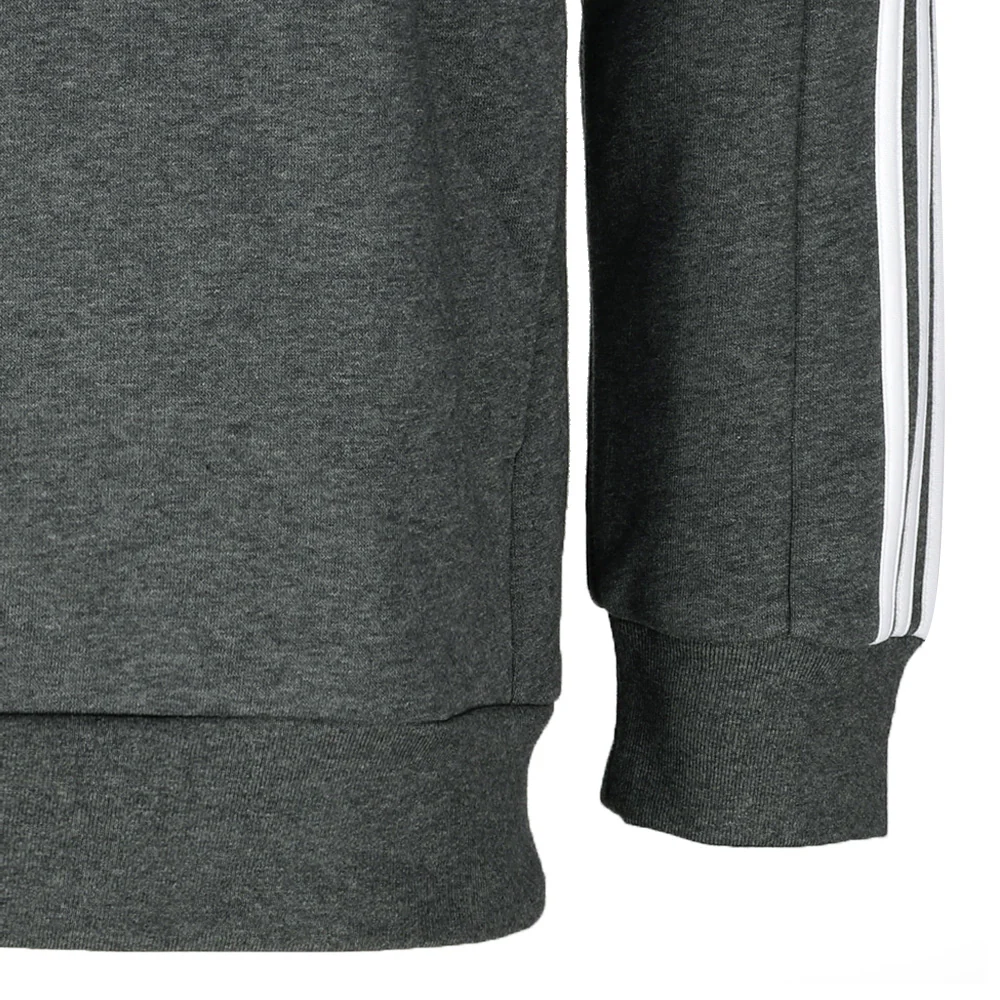 Essentials Fleece 3-Stripes Full Zip Hoodie - Image 3