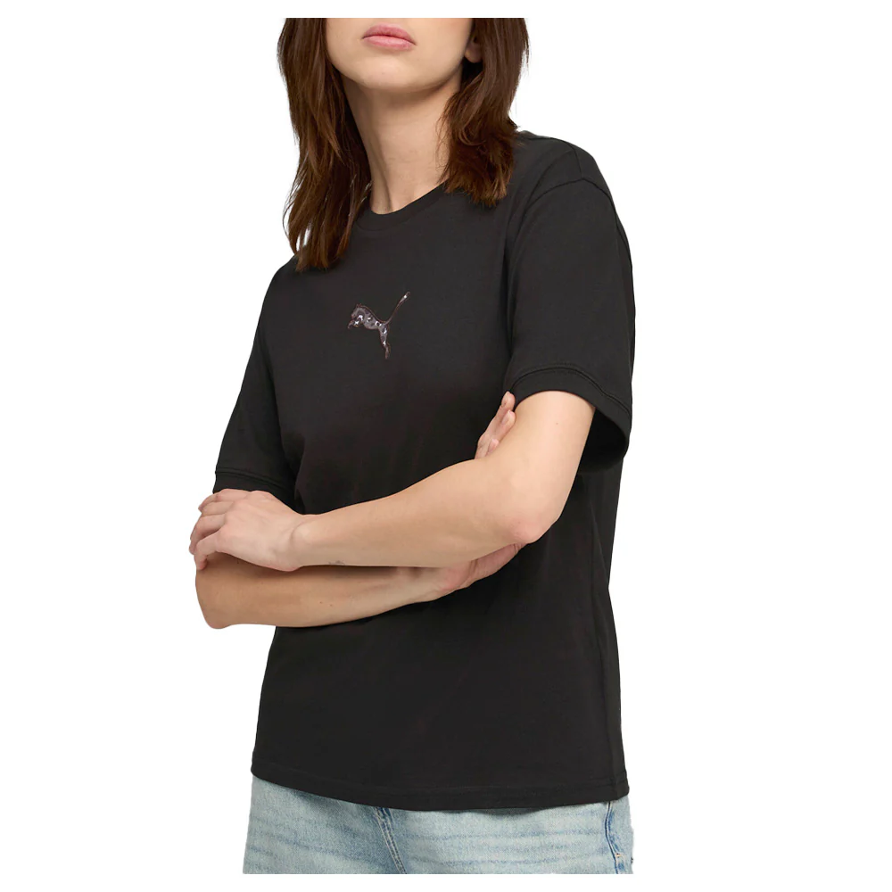 Essentials Animal Graphic Crew Neck Short Sleeve T-Shirt - Image 3