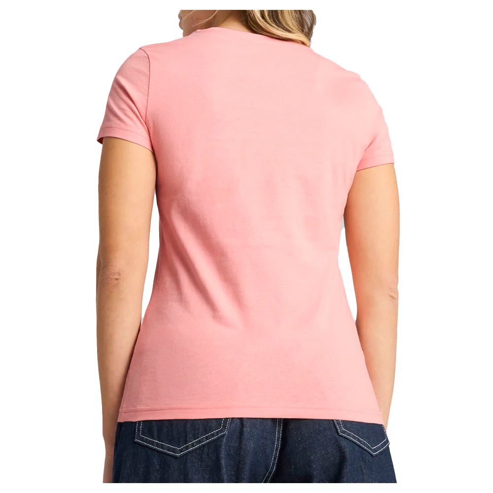 Essentials Metallic Logo Crew Neck Short Sleeve T-Shirt - Image 3