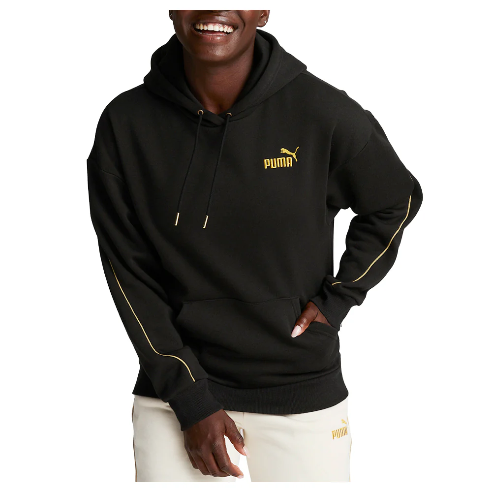 Essentials+ Minimal Gold Pullover Hoodie - Image 3