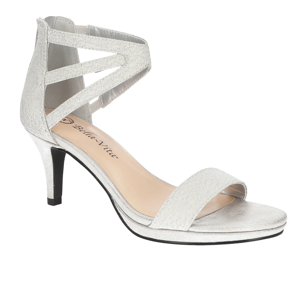 Everly Glitter Evening Sandals - Image 2