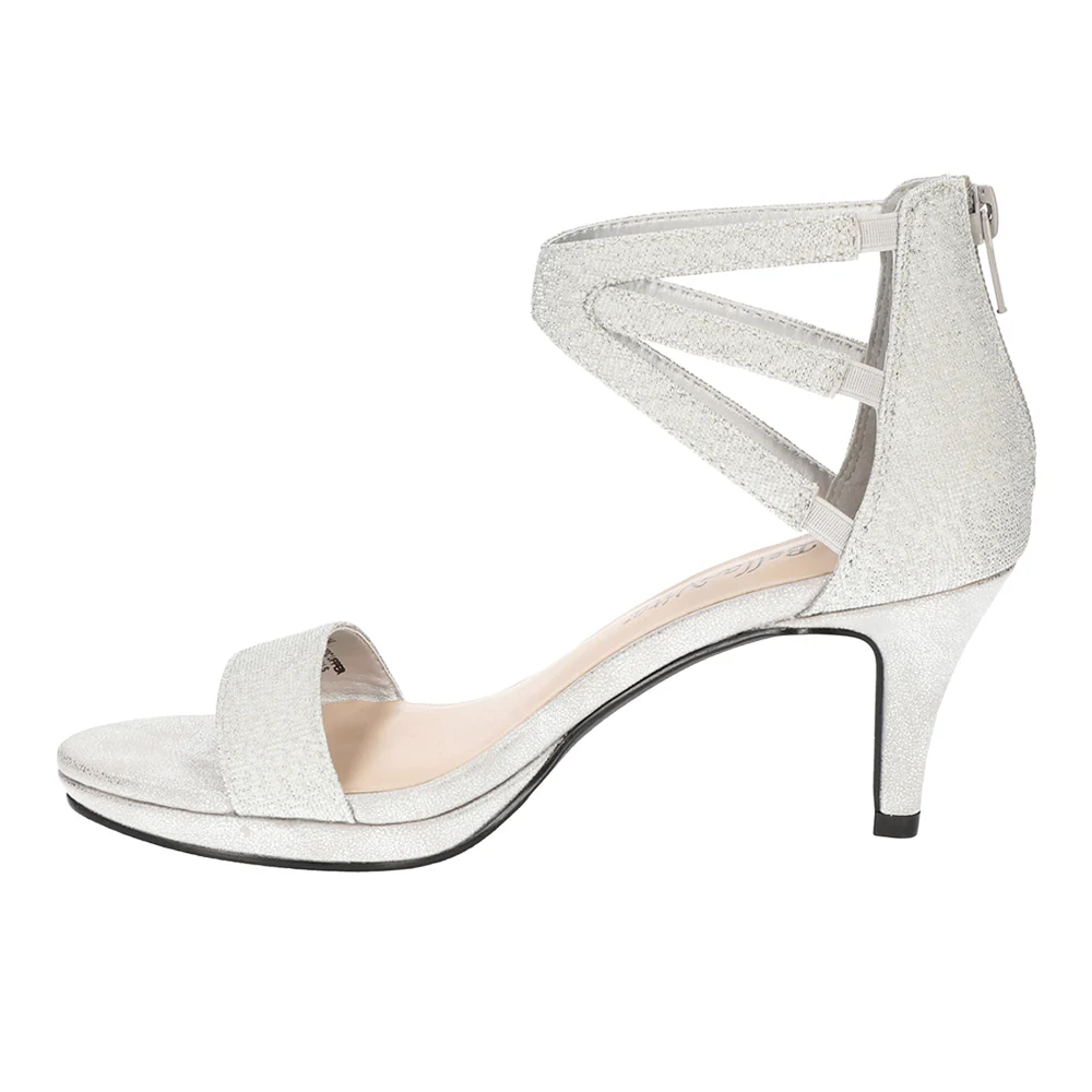 Everly Glitter Evening Sandals - Image 3