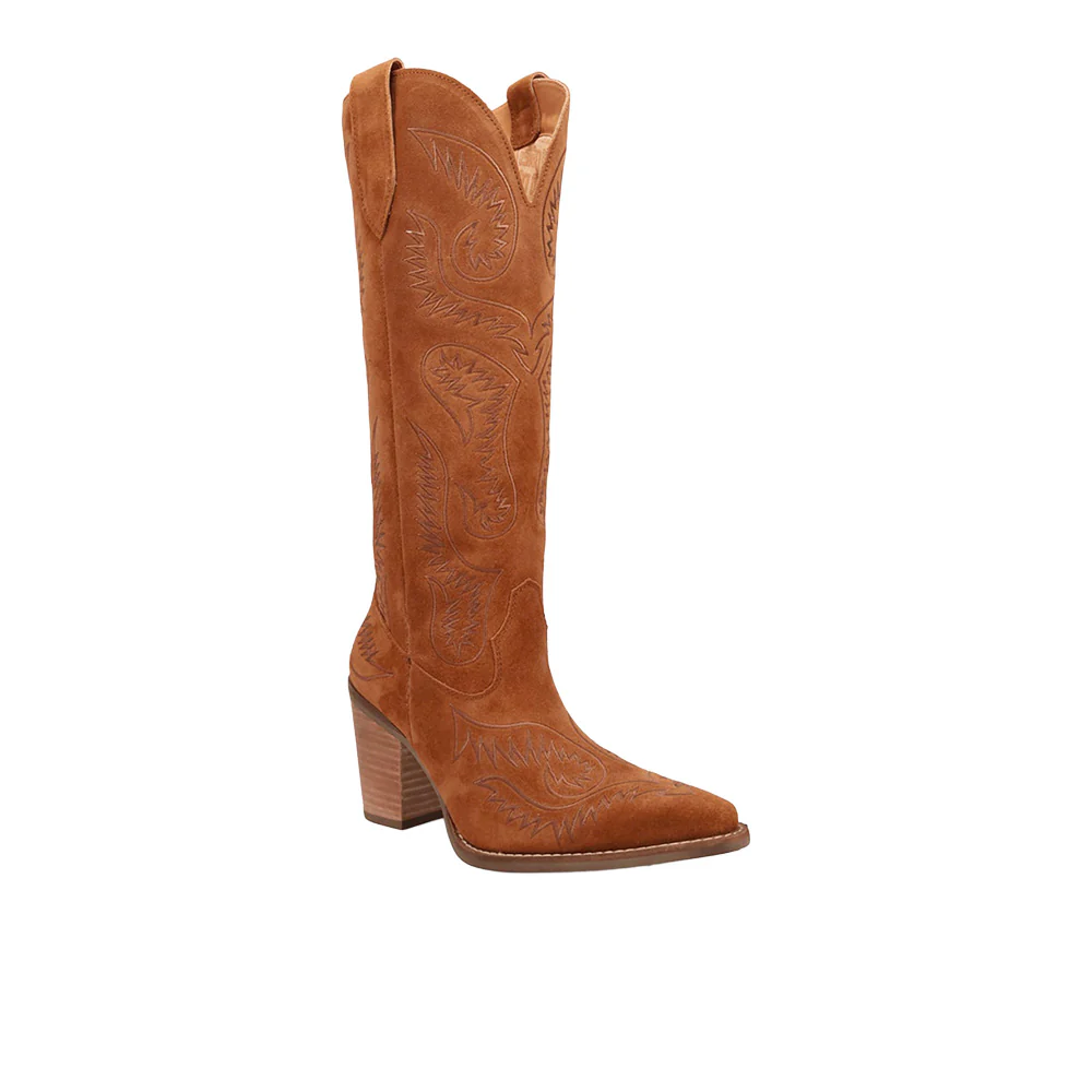 Evita Southwest Embroidered Snip Toe Cowboy Boots - Image 2