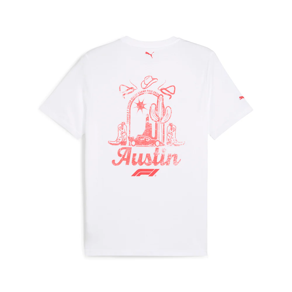 F1 USA Austin Crew Neck Short Sleeve T-Shirt - Image 2