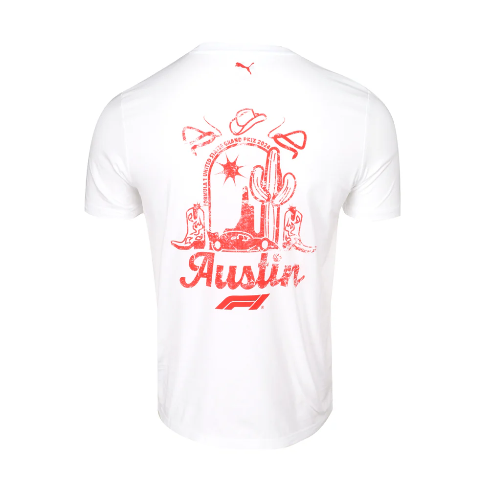 F1 USA Austin Crew Neck Short Sleeve T-Shirt - Image 4
