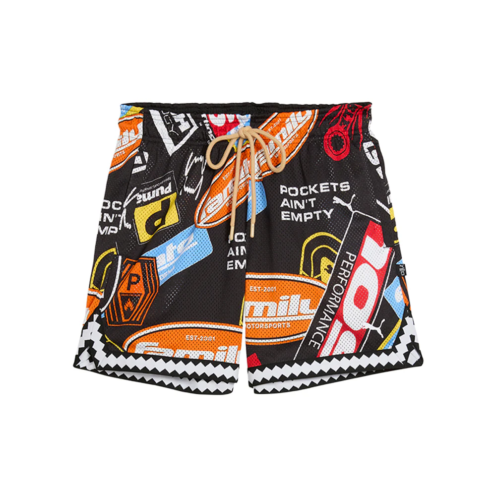 Fast & Furious 6 Inch Reversible Basketball Athletic Shorts