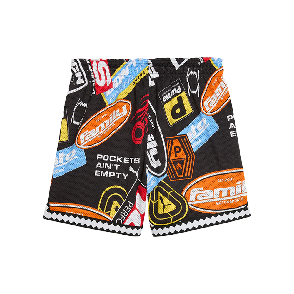 Fast & Furious 6 Inch Reversible Basketball Athletic Shorts - Image 2