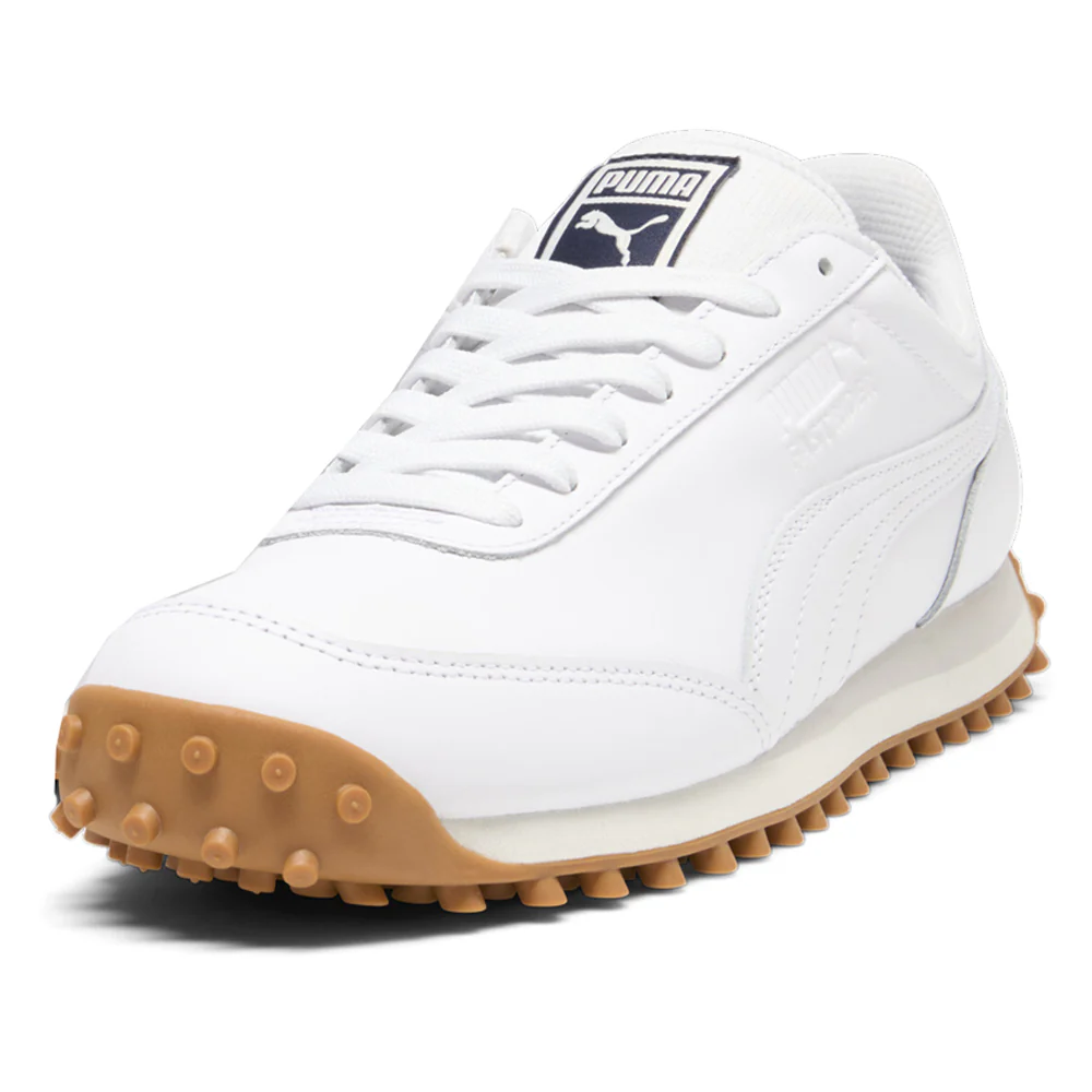 Fast Rider Navy Pack-White Lace Up Sneakers - Image 2