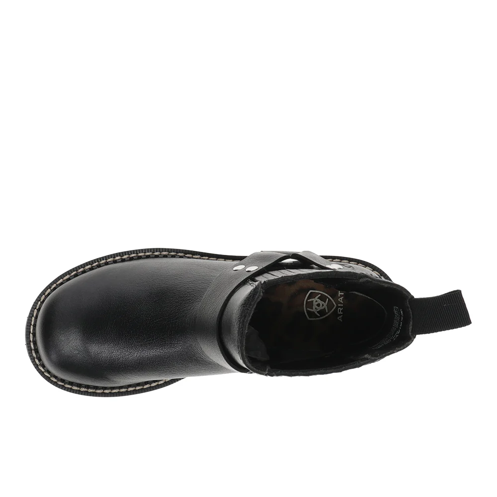 Fatbaby Round Toe Chelsea Motorcycle Boots - Image 4