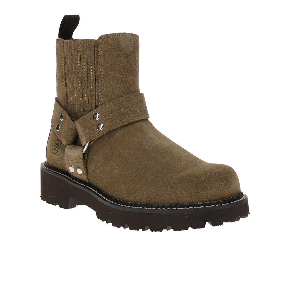 Fatbaby Round Toe Chelsea Motorcycle Boots - Image 2