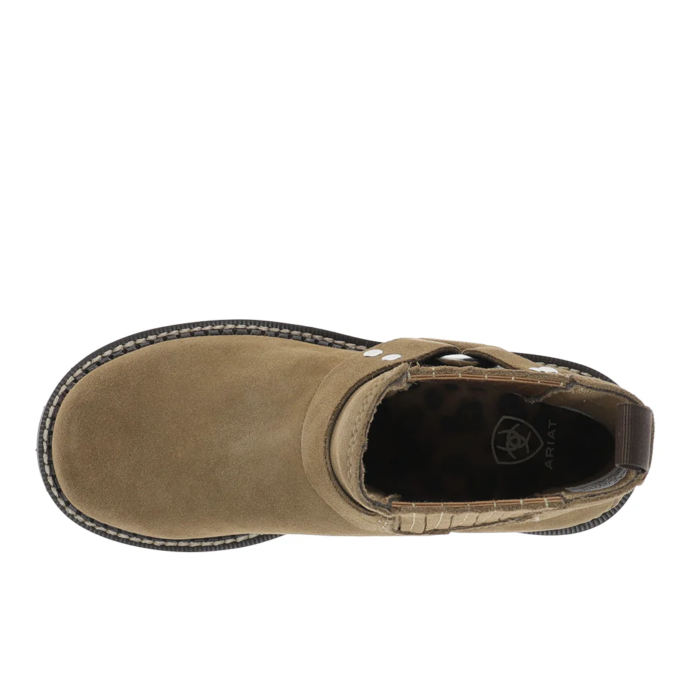 Fatbaby Round Toe Chelsea Motorcycle Boots - Image 4