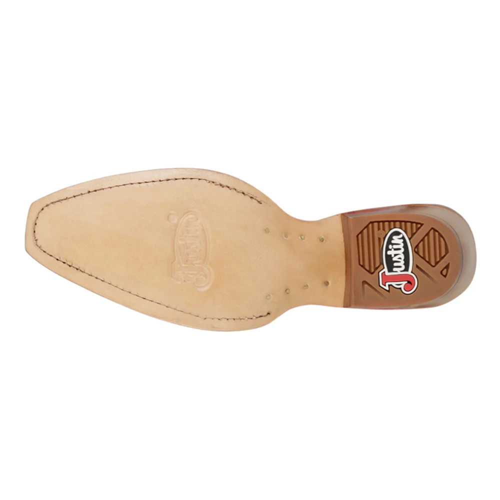 Faye 13 Inch Tooled Inlay Snip Toe Pull On Cowboy Boots - Image 5