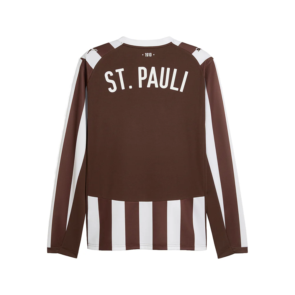 FC St. Pauli 25/26 Crew Neck Long Sleeve Home Soccer Jersey - Image 2