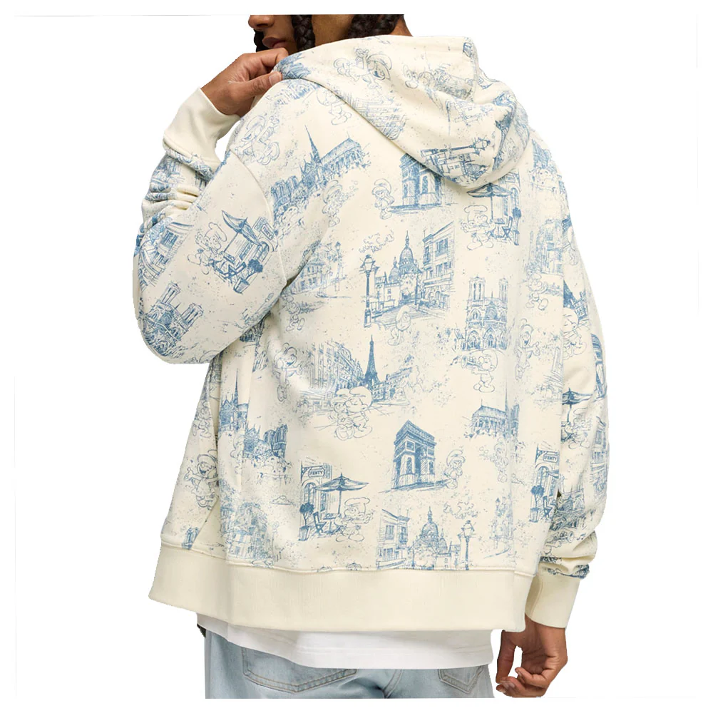 Fenty X Smurfs Toile Zip Hoodie - Image 4
