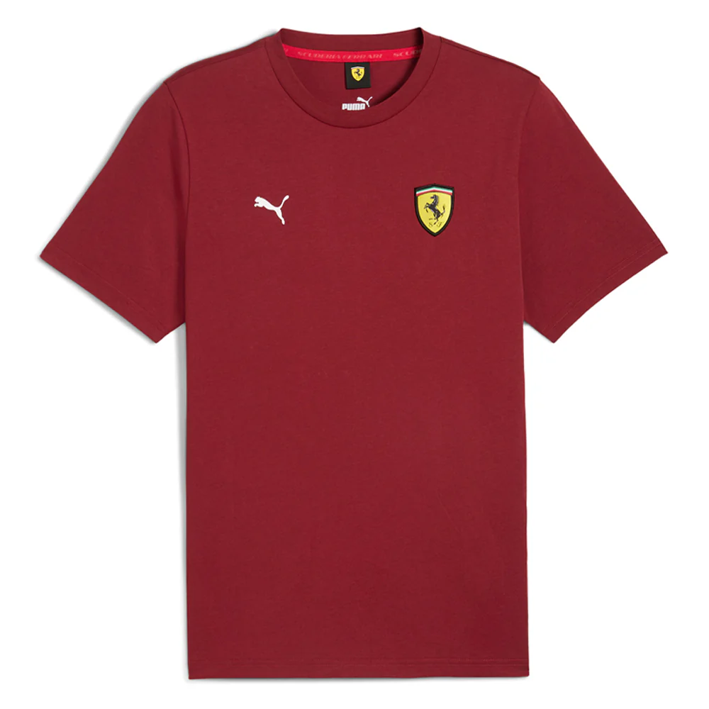 Scuderia Ferrari Race Colored Shield Crew Neck Short Sleeve T-Shirt - Image 3
