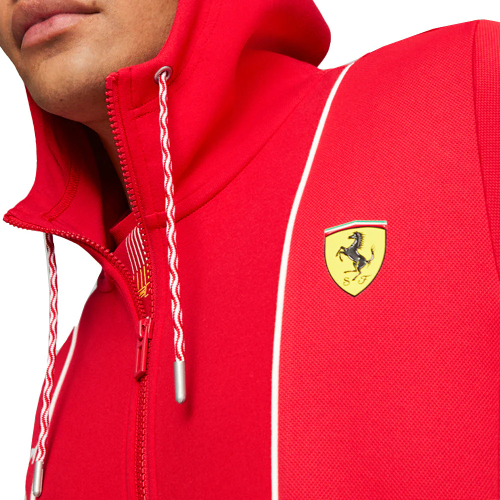 Scuderia Ferrari Race HDD Full Zip Hoodie - Image 4