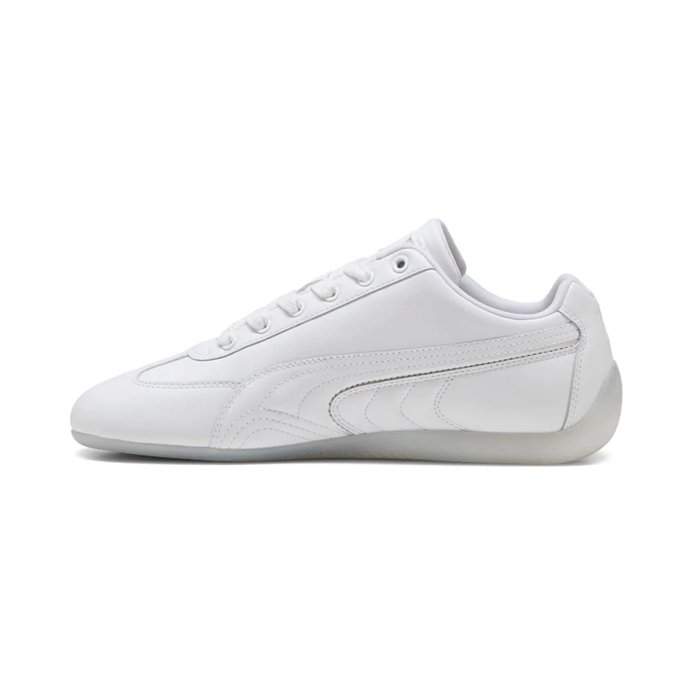 Scuderia Ferrari Speedcat Miami White Lace Up Sneakers - Image 3
