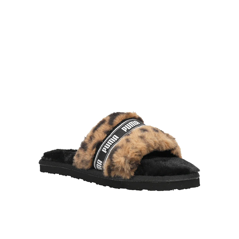 Fluff Cheetah Slide Sandal (Little Kid-Big Kid) - Image 2