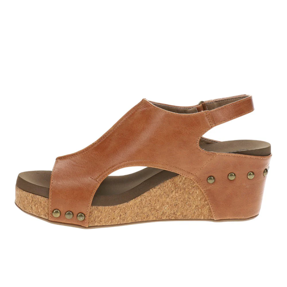 For Keeps Studded Slingback Wedge Sandals - Image 3