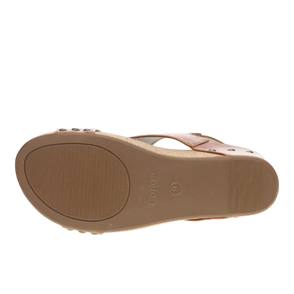 For Keeps Studded Slingback Wedge Sandals - Image 5