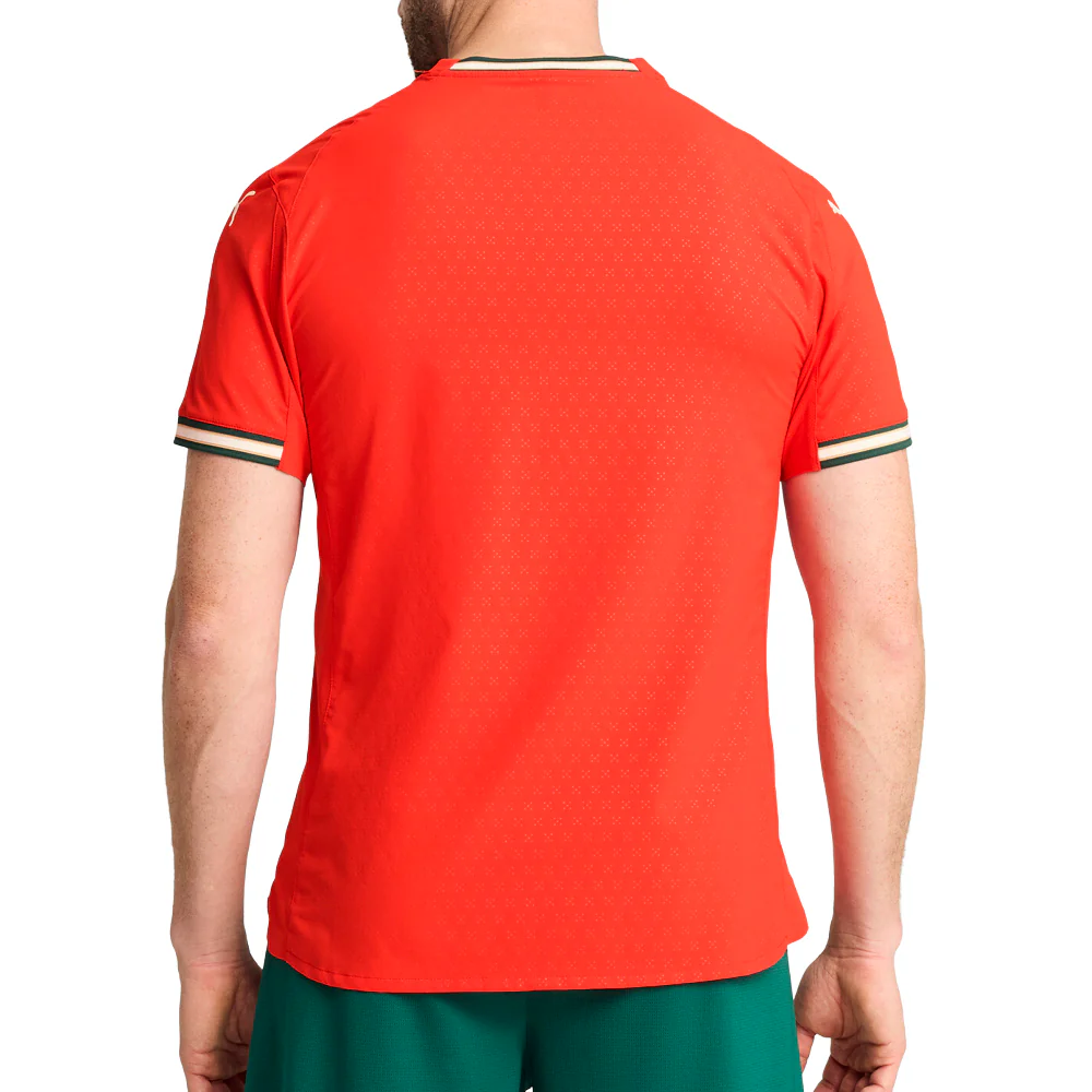Portugal '25 Home Authentic Crew Neck Short Sleeve Replica Jersey - Image 4