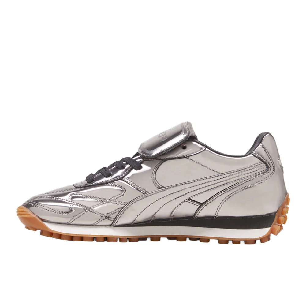 FTY x Avanti C Metallic Lace Up Sneakers - Image 3