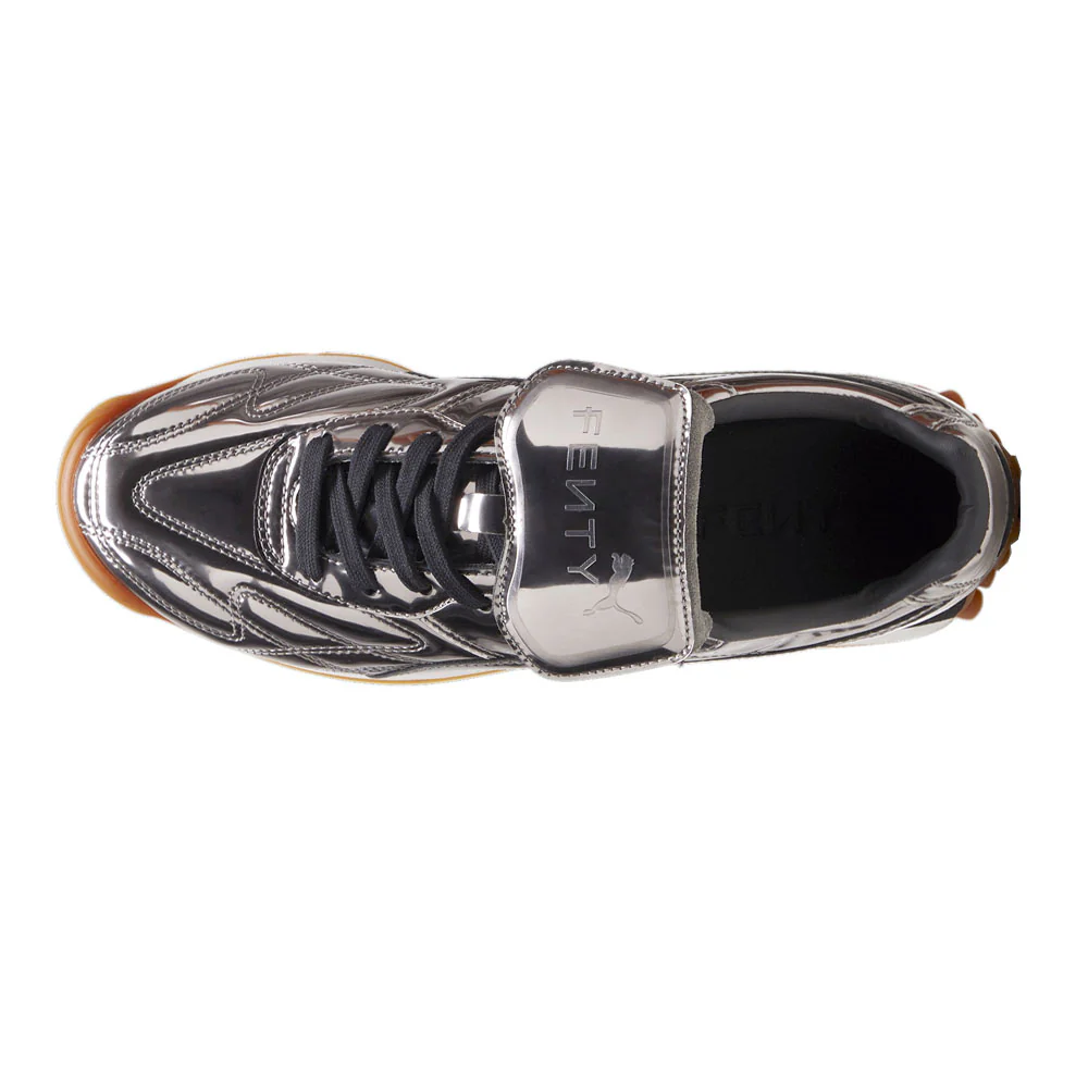 FTY x Avanti C Metallic Lace Up Sneakers - Image 4
