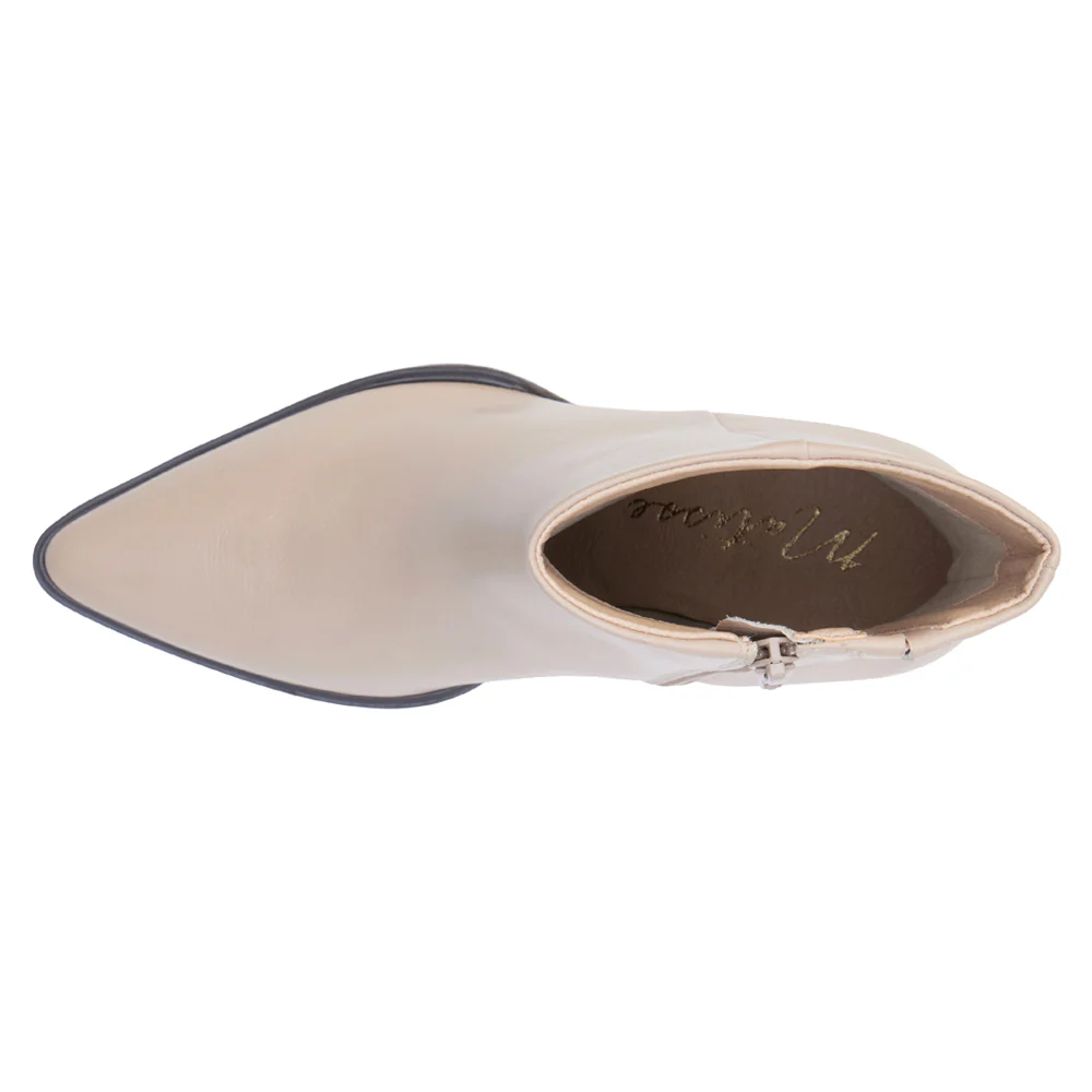 Gabbie Pointed Toe Zippered Booties - Image 4