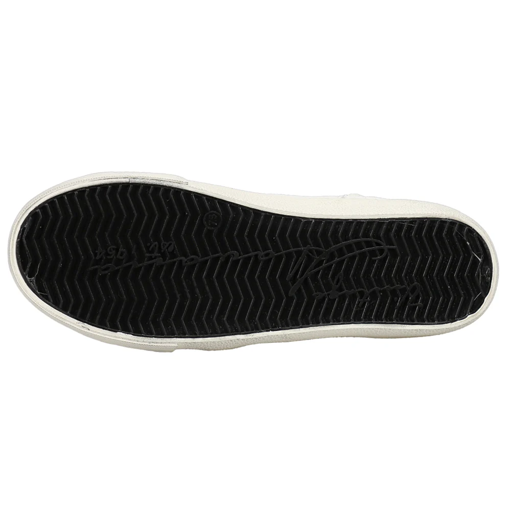 Gadol Perforated Studded High Top Slip On Sneakers - Image 5