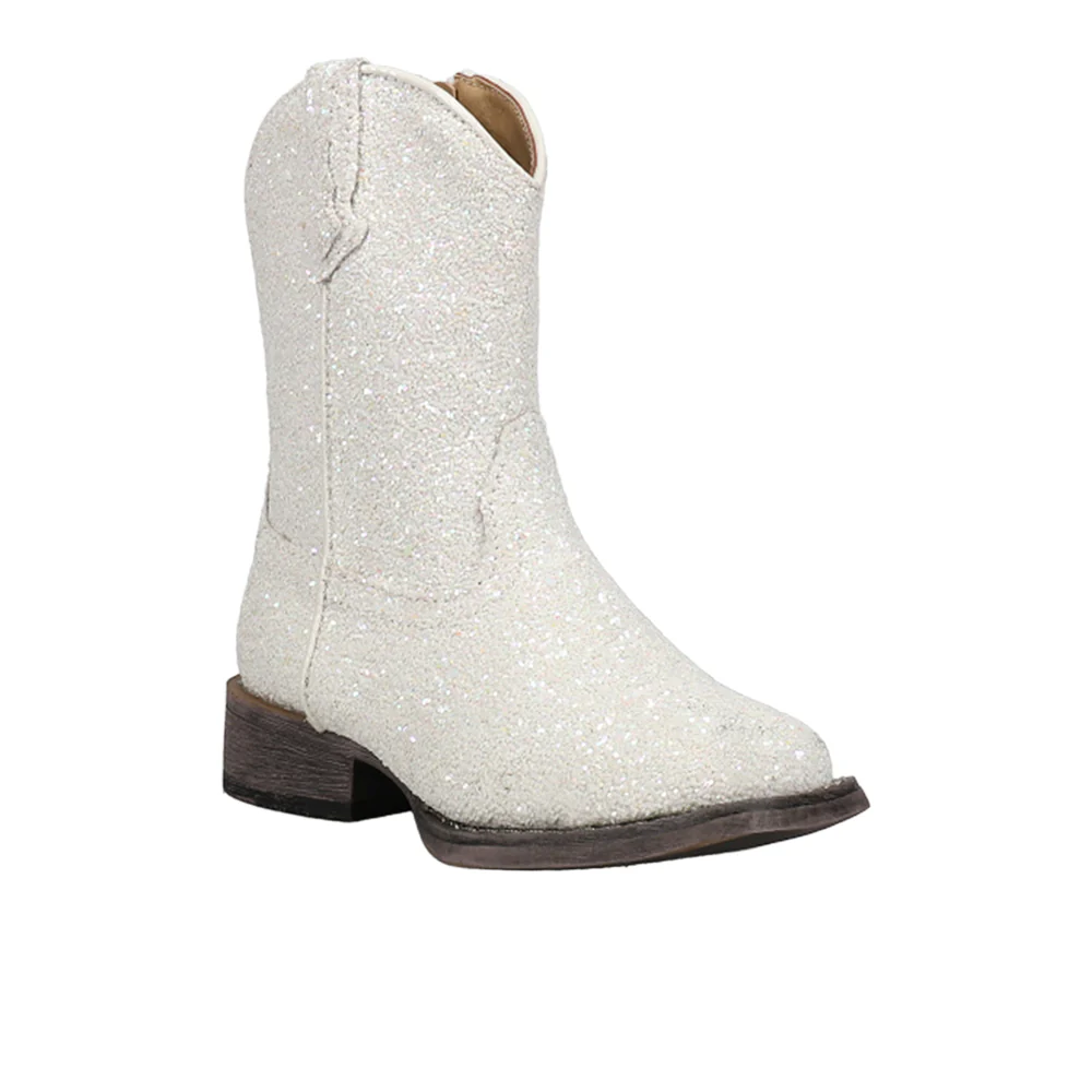 Galore Glitter Square Toe Cowboy Boots (Toddler) - Image 2
