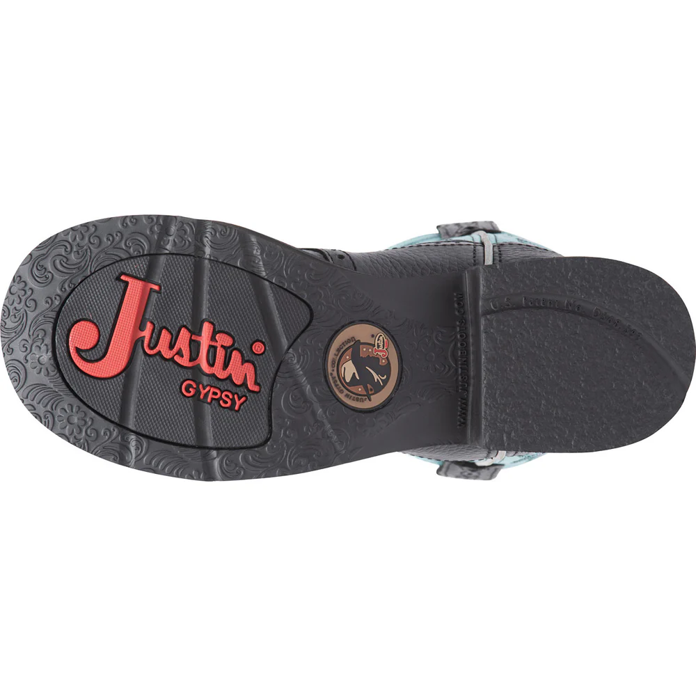 Gemma Embroidered Round Toe Cowboy Boots - Image 5