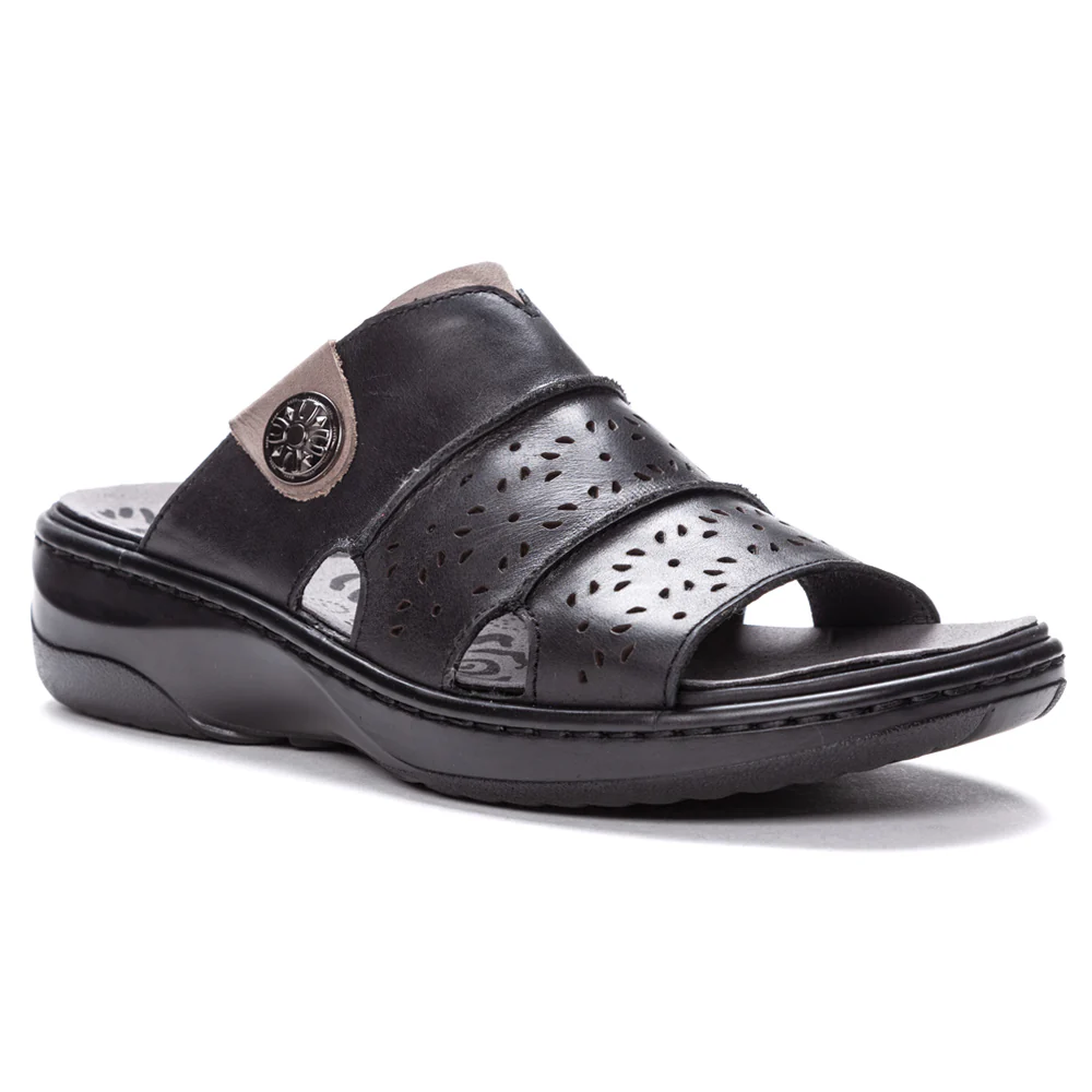 Gertie Cut-Outs Slide Sandals - Image 2