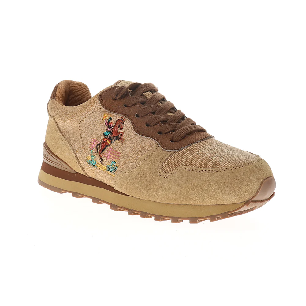Giddyup Embroidered Lace Up Sneakers - Image 2