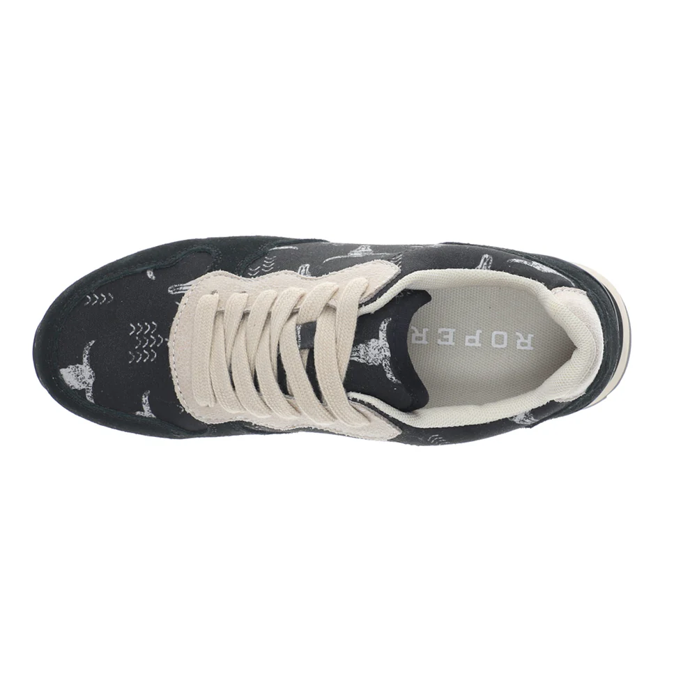 Giddyup Graphic Lace Up Sneakers - Image 4