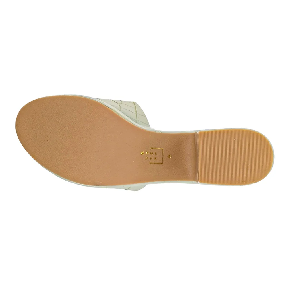 Giza Croc Platform Sandals - Image 5