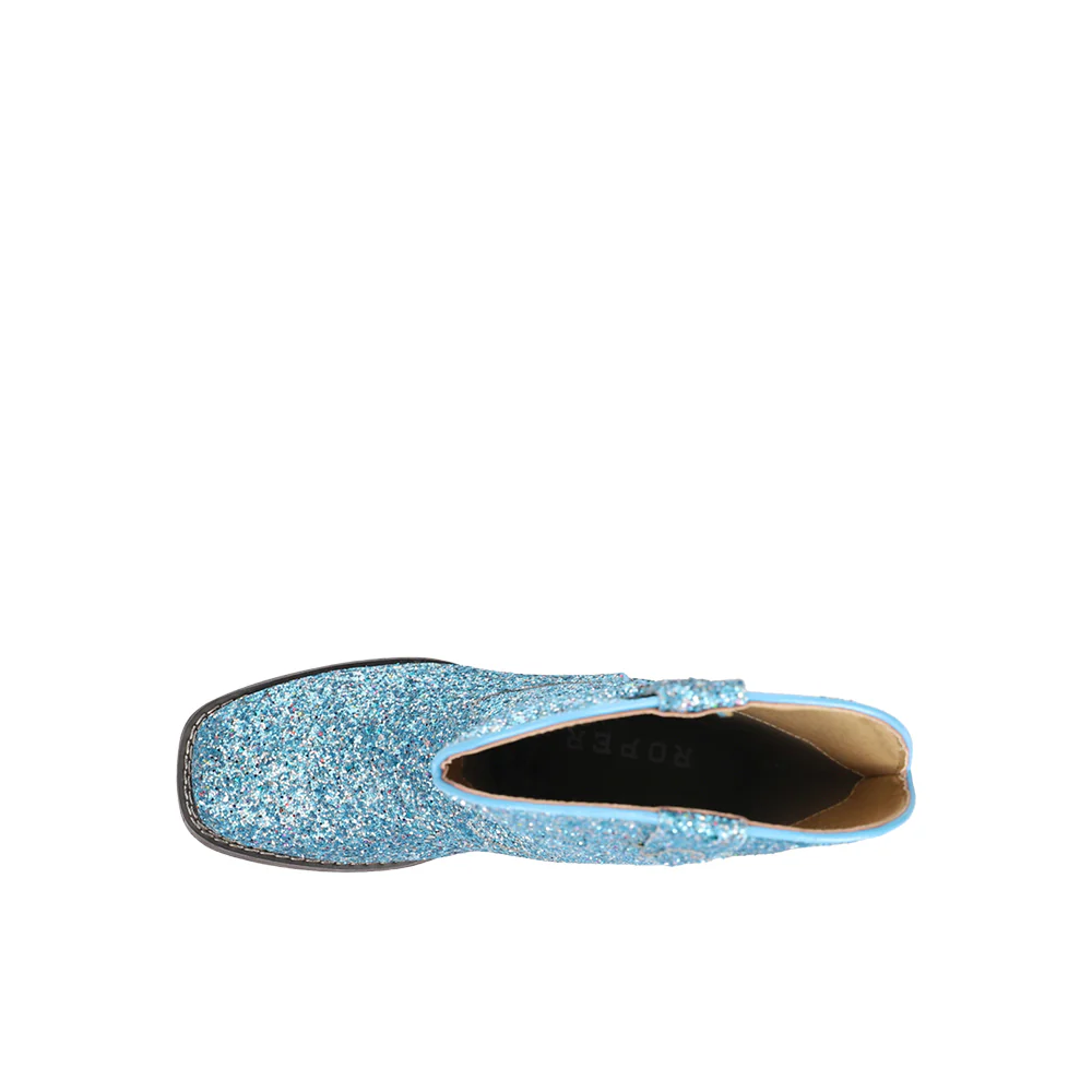Glitter Galore Square Toe Cowboy Boots (Big Kid) - Image 4