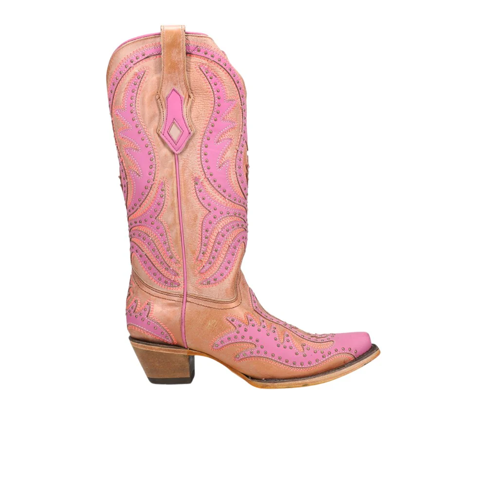 Glow In The Dark Embroidered Snip Toe Cowboy Boots