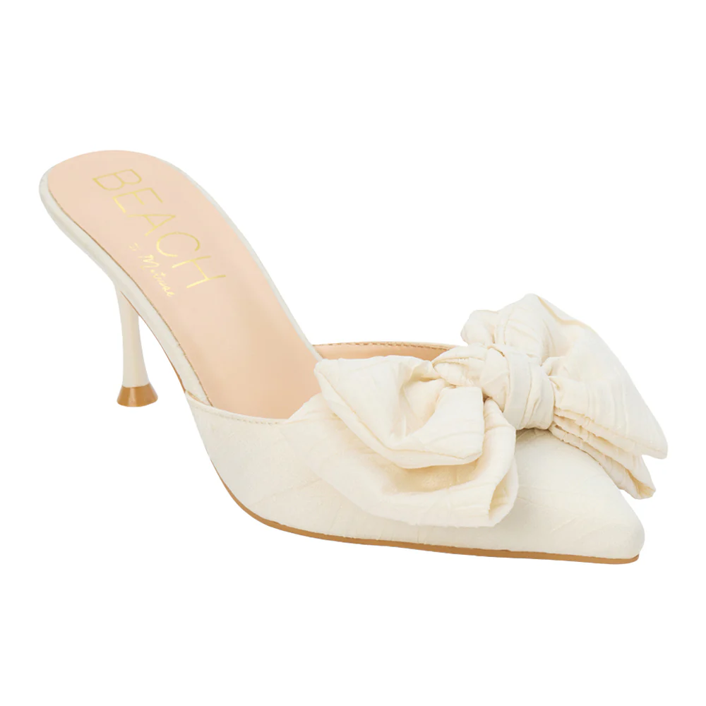 Goldie Pointed Toe Kitten Heel Mules - Image 2