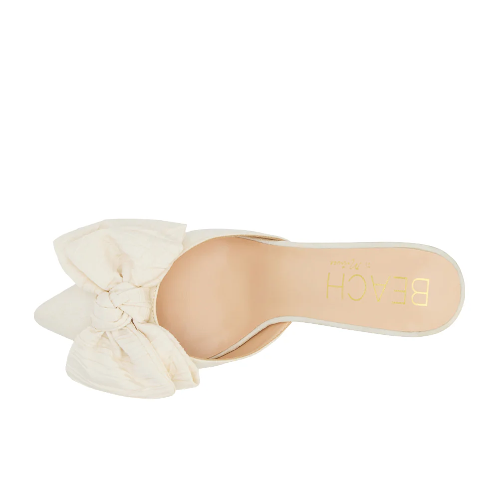 Goldie Pointed Toe Kitten Heel Mules - Image 4