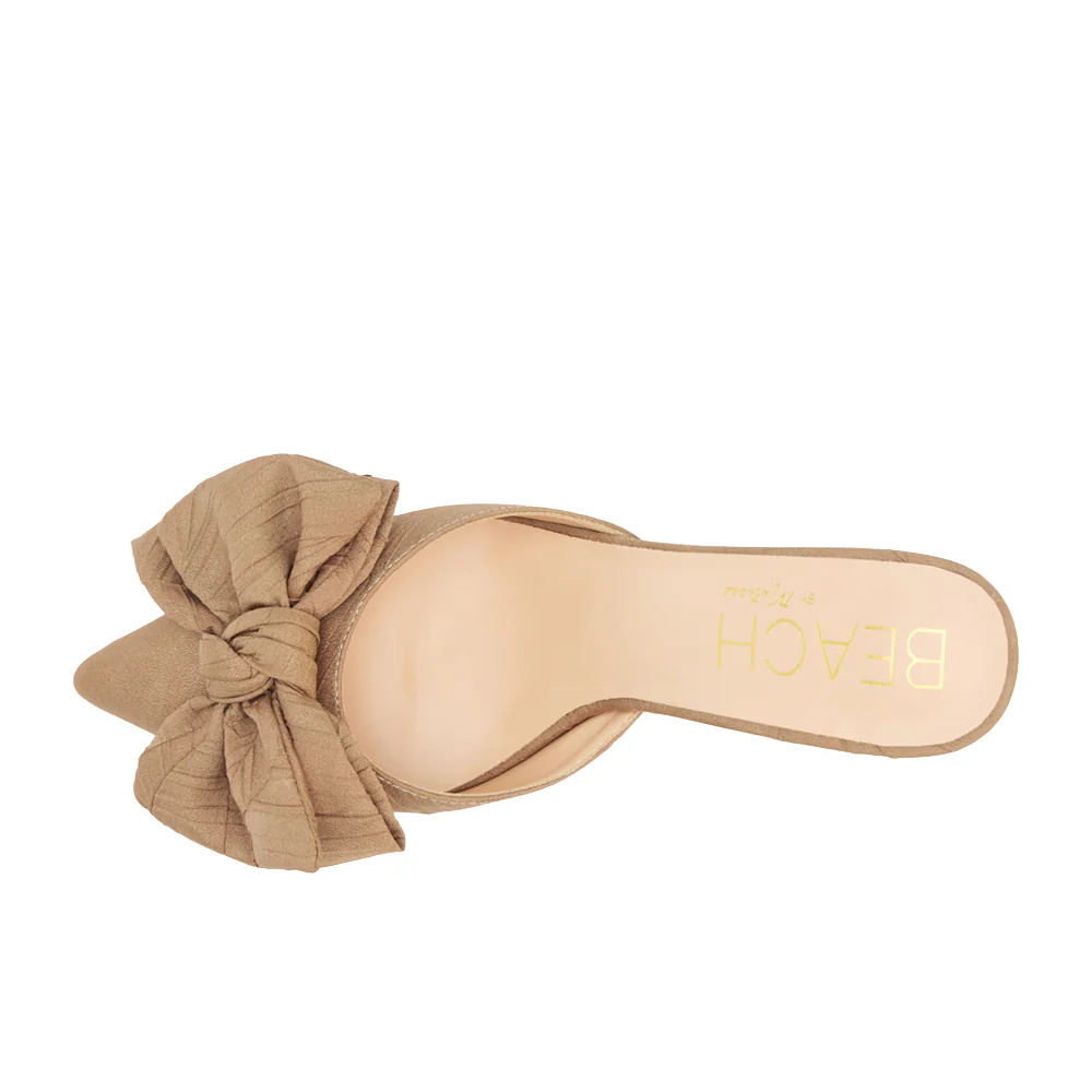 Goldie Pointed Toe Kitten Heel Mules - Image 4