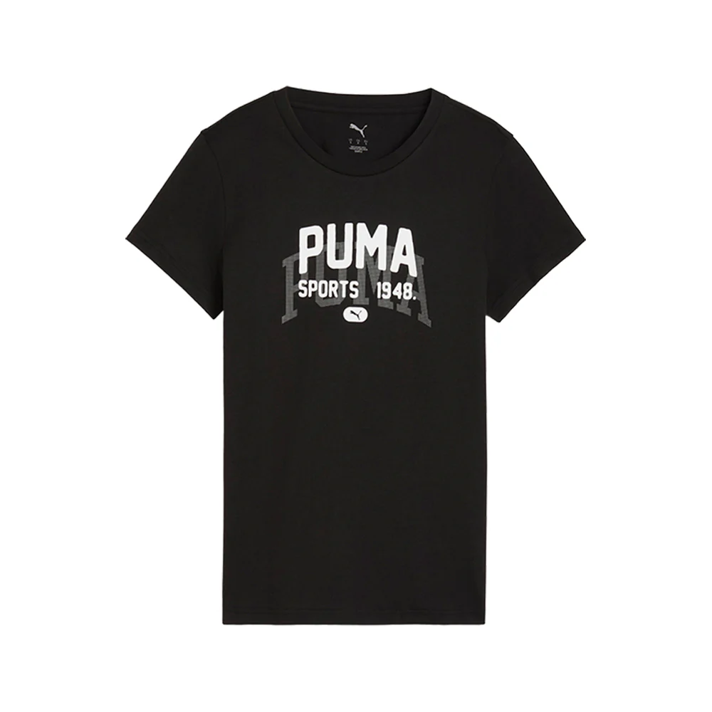 Graphic Varsity Logo Crew Neck Short Sleeve T-Shirt