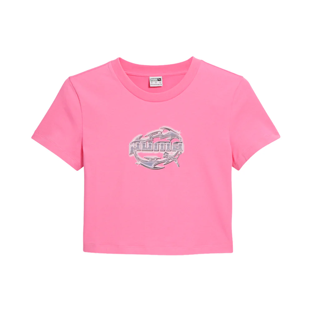 Graphics Hyper Girl Baby Crew Neck Short Sleeve T-Shirt