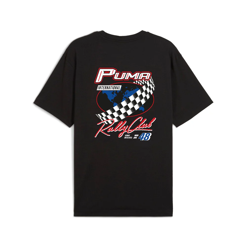 Graphics Moto Relaxed Crew Neck Short Sleeve T-Shirt - Image 2