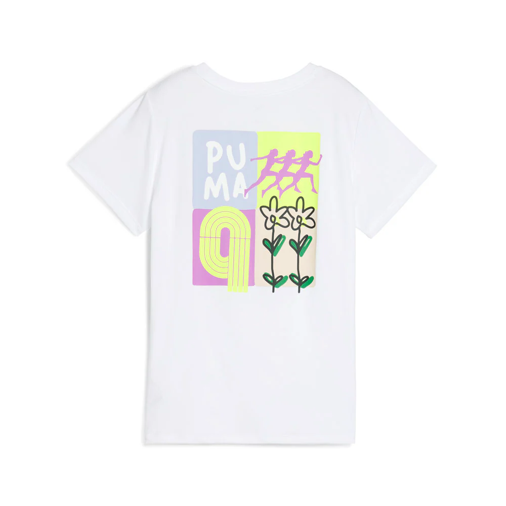 Graphics Running Illustration Crew Neck Short Sleeve Athletic T-Shirt - Image 2