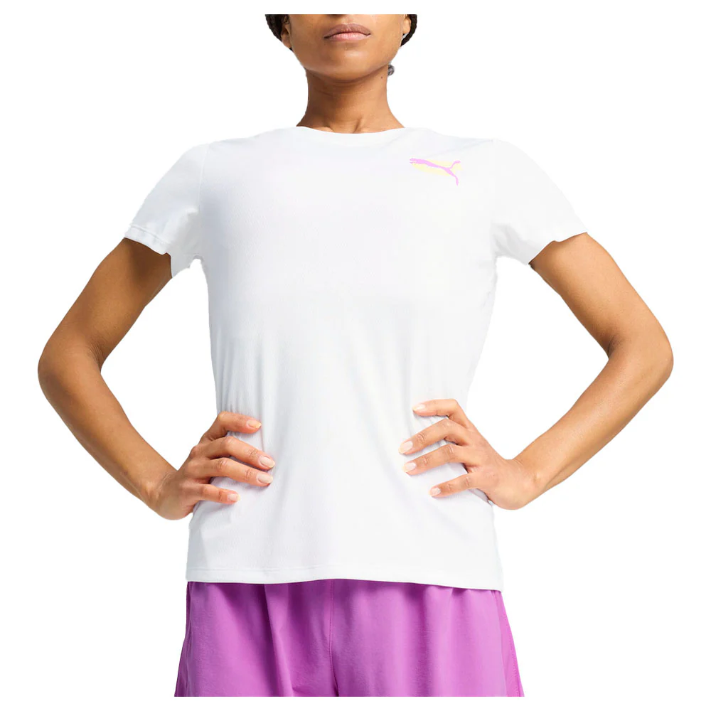 Graphics Running Illustration Crew Neck Short Sleeve Athletic T-Shirt - Image 3