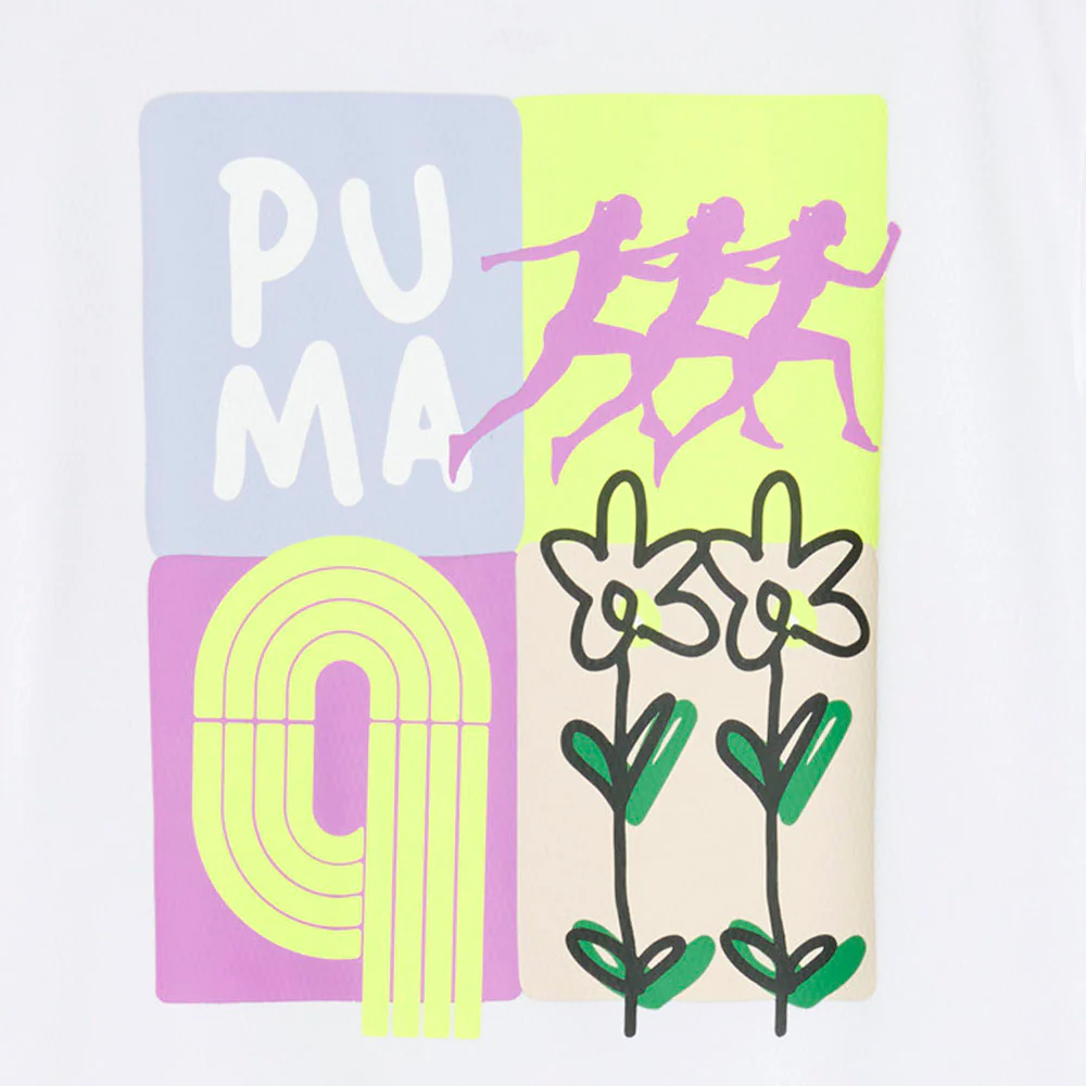 Graphics Running Illustration Crew Neck Short Sleeve Athletic T-Shirt - Image 5