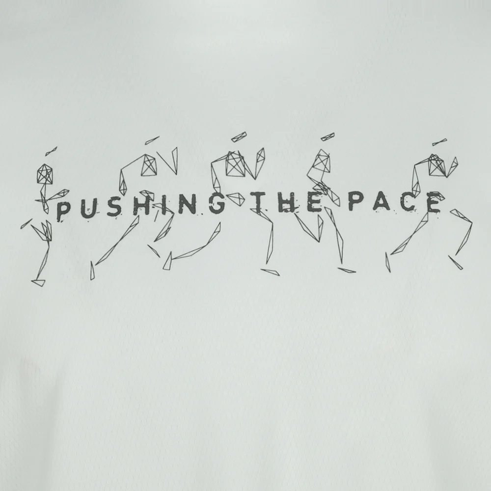 Graphics Running Illustration Crew Neck Short Sleeve Athletic T-Shirt - Image 3